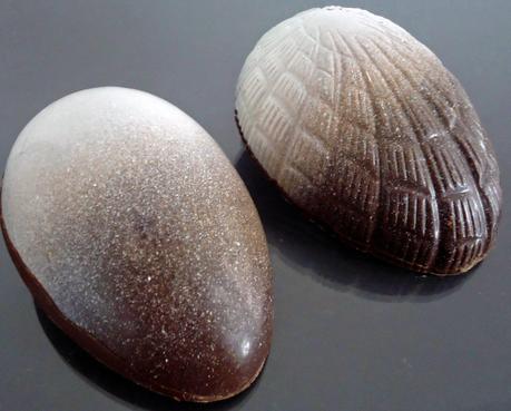 Demi oeufs gourmands au praliné noisette croustillant Demi oeufs gourmands au praliné noisette croustillant