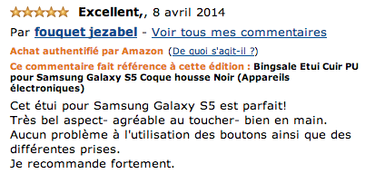 Choix de Etui Cuir pour Samsung Galaxy S5