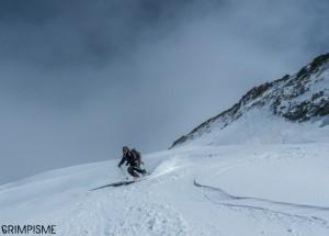 Mont Blanc de Cheilon(3827m) et Luette(3548m), Valais Suisse ski mont blanc cheilon