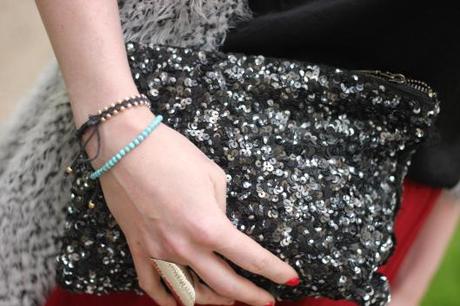 Zephired pochette paillettes