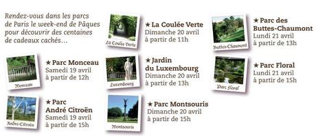 Paris : Chasse aux trésors pour Pâques ! Paris : Chasse aux trésors pour Pâques !