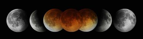 Eclipse totale de Lune du 15 avril 2014 photographiée par Bret Dahl