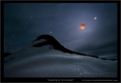 Eclipse totale de Lune du 15 avril 2014 photographiée par Zack Clothier