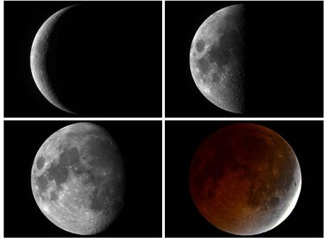Eclipse totale de Lune du 15 avril 2014 photographiée par Matt Wastell