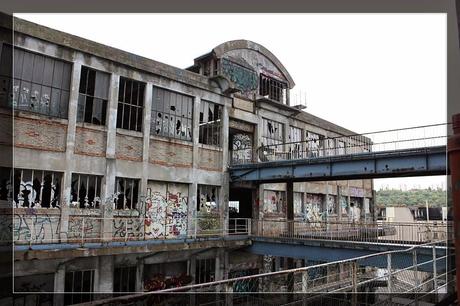 Le bâtiment des douanes de Pantin, vu de l'intérieur