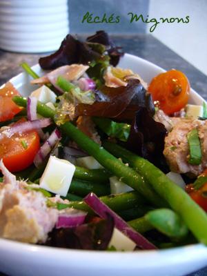 Légère, Salade, Thon, Tomates, Rapide