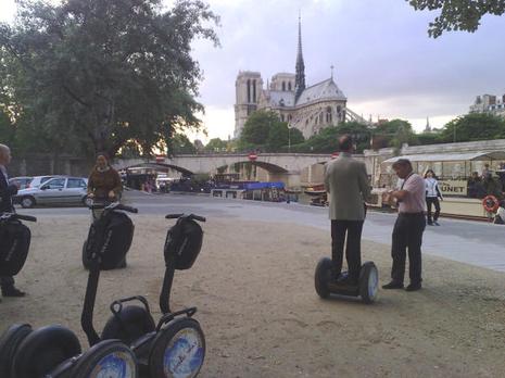 Paris - initiation segway sur les quais de la seine