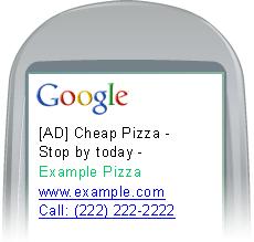 Les bannières pour mobiles selon Google google adword mobile