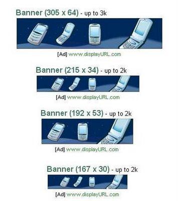 formats de bannieres pour mobile bannieres mobile google