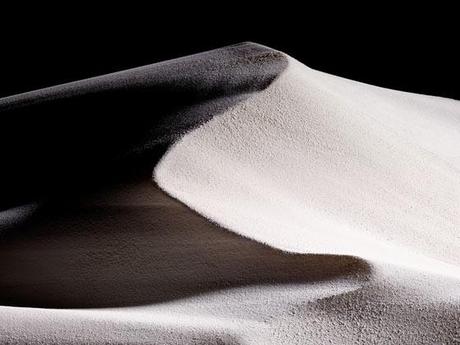 Dunes & canyons with cosmetics powder by Romain Lenancker