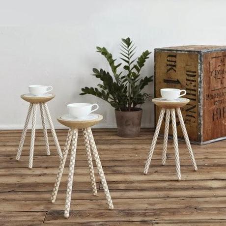 TEA TIME: Les petites tables tabourets Tea For One de Design K