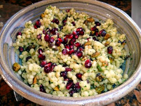 Salade de couscous marocain avec graines