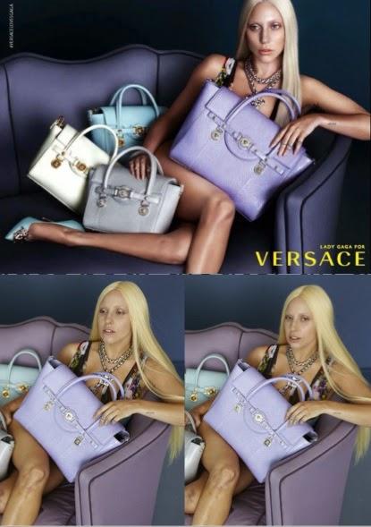 Lady Gaga X Versace - Stop au Photoshop !