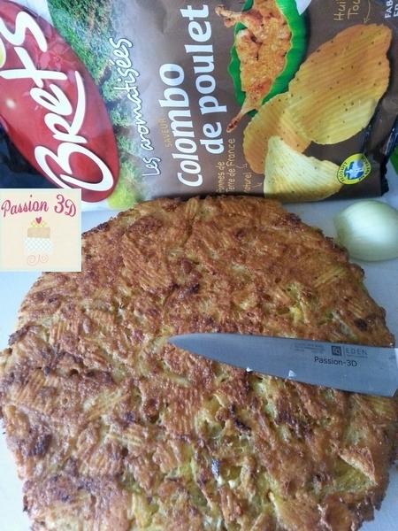 Tortilla de chips colombo de poulet Tortilla de chips colombo de poulet