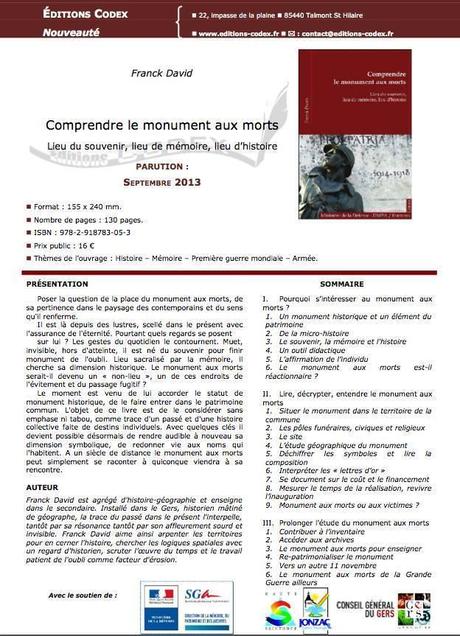 Comprendre le Monument aux Morts Comprendre le Monument aux Morts