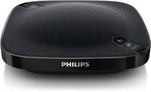 Offre éclair : Philips WeCall AECS7000E/00 Haut-parleur Bluetooth avec 4 microphones pour Conférence téléphonique Noir