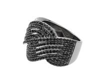 Black Diamonds par Eternamé BA Masha or noir diamants noir 1,7ct - 4600 euros