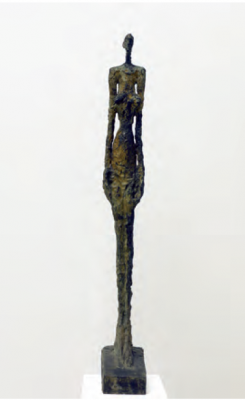 Alberto Giacometti, Femme de Venise V, 1956, bronze, 110 × 13,5 × 31 cm. Wuppertal, Von der Heydt-Museum. Épreuve 6/6. © Succession Alberto Giacometti / 2013, ProLitteris, Zurich Photo : Von der Heydt-Museum Wuppertal