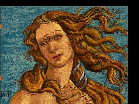 Découverte de nouvelles oeuvres d’Andy Warhol sur des disquettes Amiga andy-warhol-venus-1985-650x487
