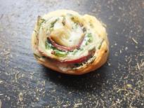 Roulés pancetta ciboulette Roulés pancetta ciboulette
