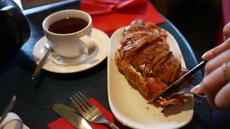 A fantastic Scottish trip Un croissant au bacon