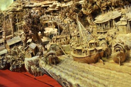 Zheng Chunhui : La plus longue sculpture sur bois du monde © Zheng Chunhui