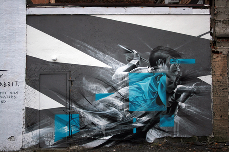 Aaron Lil-Hill et les portraits en mouvement, New Jersey, Etats-Unis - Street Art Aaron Lil-Hill et les portraits en mouvement, New Jersey, Etats-Unis - Street Art