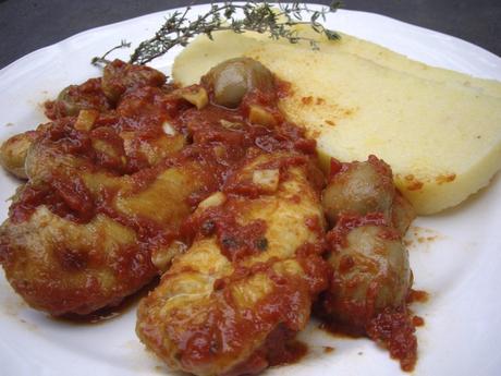 Émincés de poulet à la sauce tomates Émincés de poulet à la sauce tomates