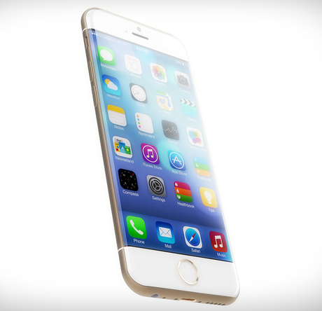 iPhone 6 : concept avec écran incurvé et bords arrondis iPhone 6 concept bords arrondis