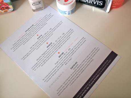 Birchbox mars et avril: Une vitaminée et une délicieuse! Birchbox mars et avril 2014