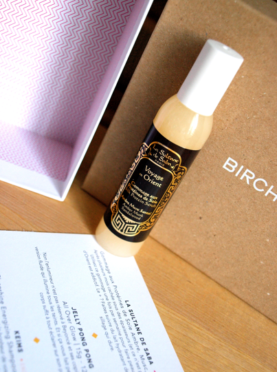 Birchbox mars et avril: Une vitaminée et une délicieuse! Birchbox mars et avril 2014