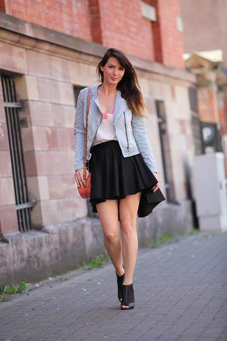 jupe asos Coral and skirt