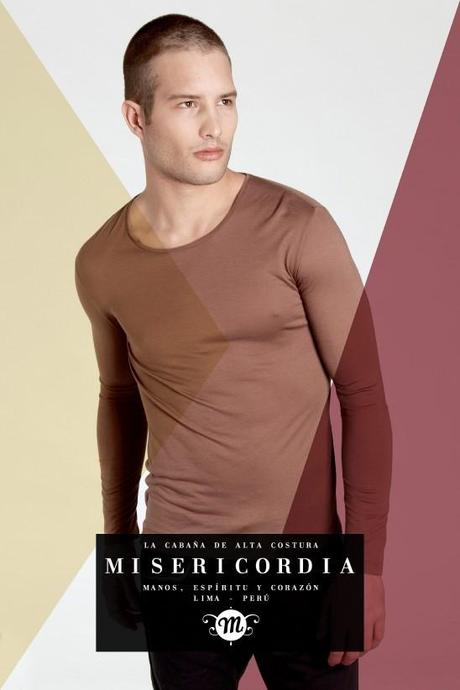 Tee-shirt basique homme manches longues Misericordia en coton péruvien