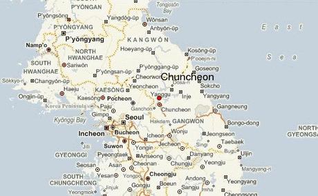 La ville de Chuncheon