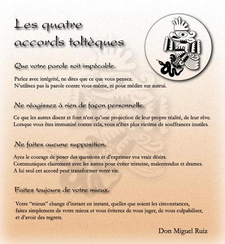 J’ai lu : les Quatre Accords Toltèques J’ai lu : les Quatre Accords Toltèques