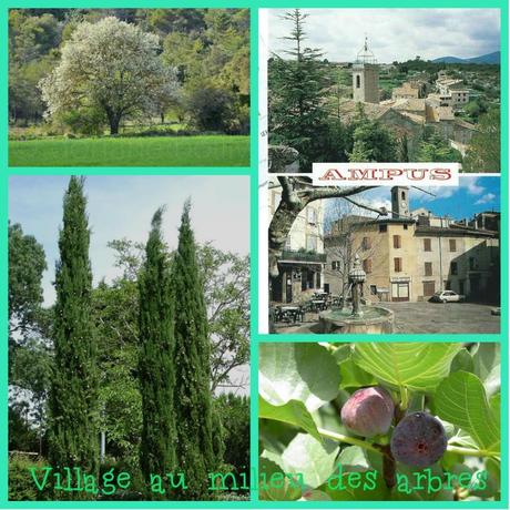 Ampus, village au milieu des arbres collage ampus milieu arbres