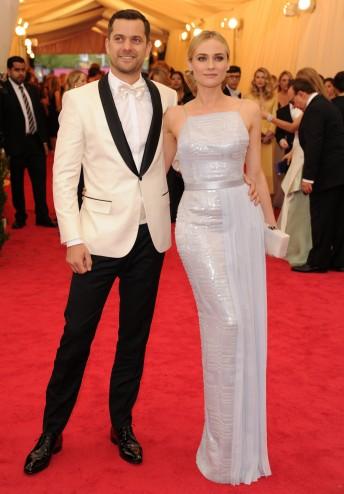 MET GALA NYC : Diane Kruger et Joshua Jackson en Hugo Boss