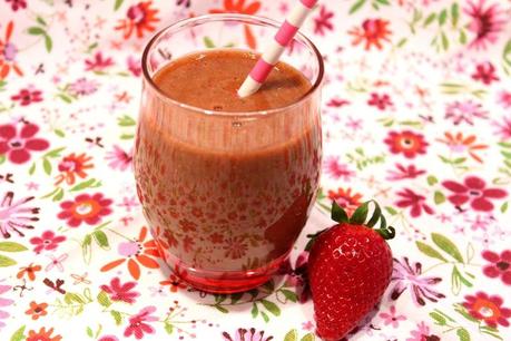 Green smoothie (fraise, banane, pomme, orange et épinard) IMG_6800r