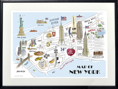 Alice Tait Map of NYC