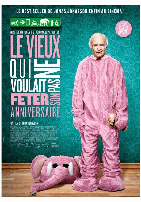 le vieux qui ne voulait pas fêter son anniversaire affiche