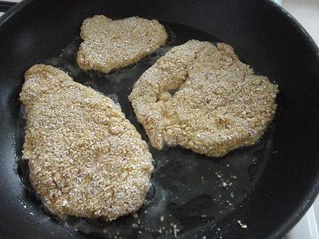 Escalopes de poulet panées au son d'avoine Escalopes de poulet panées au son d'avoine