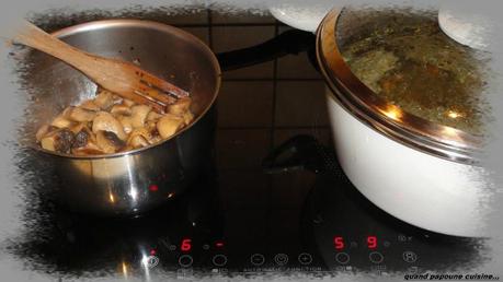 DOS DE CABILLAUD, CHAMPIGNONS DE PARIS POELES SAUCE CREME AUX CREVETTES dos de cabillaud-1792