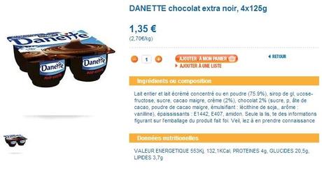 Crème au chocolat maison contre crème industrielle danette 2