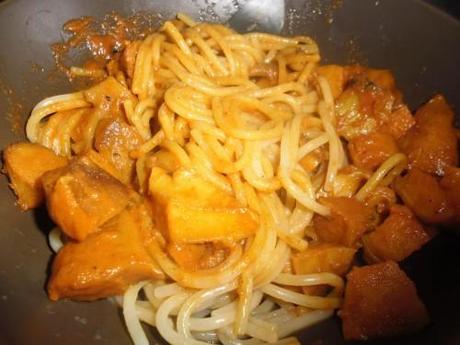 La follie du lambi Spaghettis au lambi