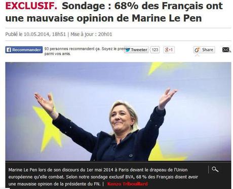 Marine Le Pen est d’extrême droite, agressive, démagogique et raciste Capture