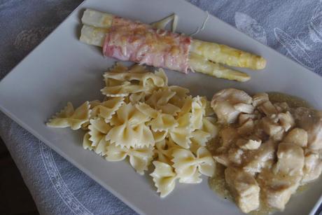 Asperges gratinées au jambon cru et au sirop d'érable◘ Asperges gratinées au jambon cru et au sirop d'érable◘