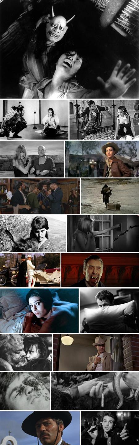 Retour vers le futur : Les 47 de 1966 © Kindai Eiga Kyokai, Toho Company, Kamera Film Unit, Compton Films, Bernard Smith Productions, B.R.C. Produzione S.r.l., Argos Films, Warner Bros., Hammer Film Productions, Elite Film, Doria, Alpine Films, Horizon Pictures, Ceskoslovenský Filmexport, Procinex, Florin, Constantin Film Produktion