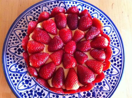 Gâteau de fraises croustillant photo-1