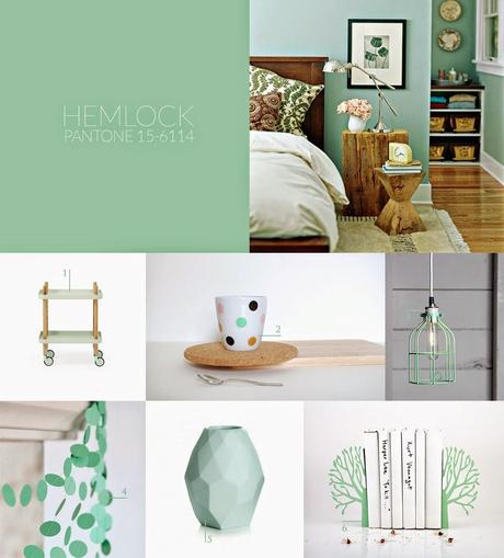 Couleur Pantone Miliboo via Nat et nature Semaine 19 sur les blogs déco