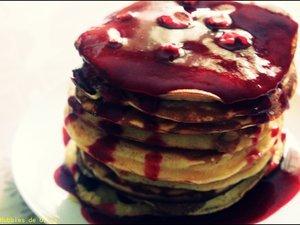 Pancakes aux pralines roses Pancakes aux pralines roses